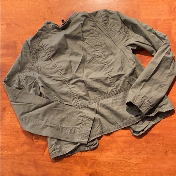 Khaki Green Dress Jacket Maurices Medium - Picture 3 of 3